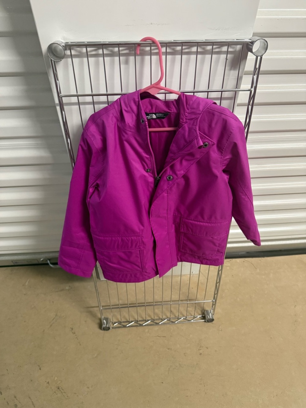 The North Face Girls 3-in-1 Jacket Pink Coat Puffer Rain Jacket Size XS (4) - Picture 4 of 6